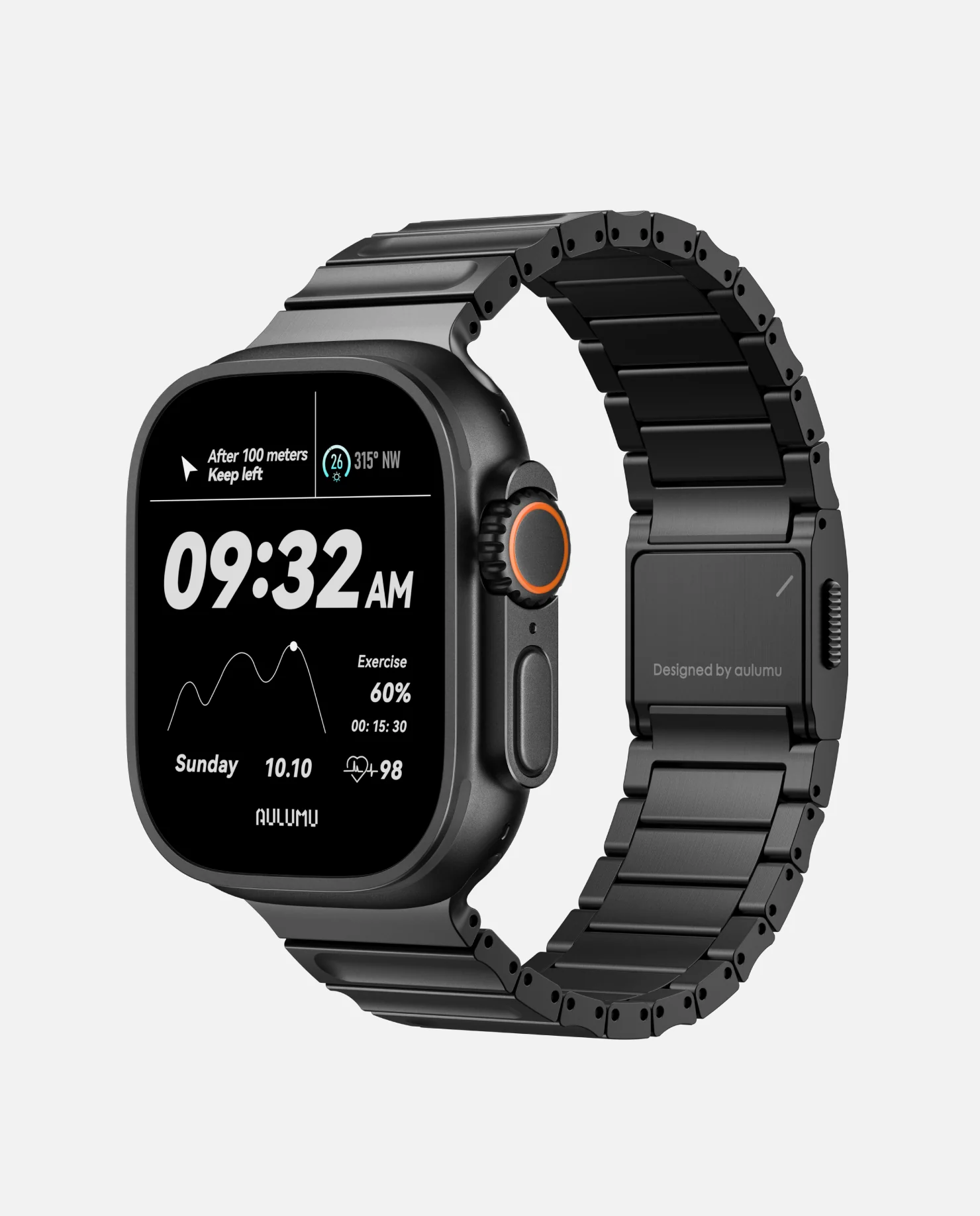 AULUMU C01 Hi-Per Titanium Apple Watch Band